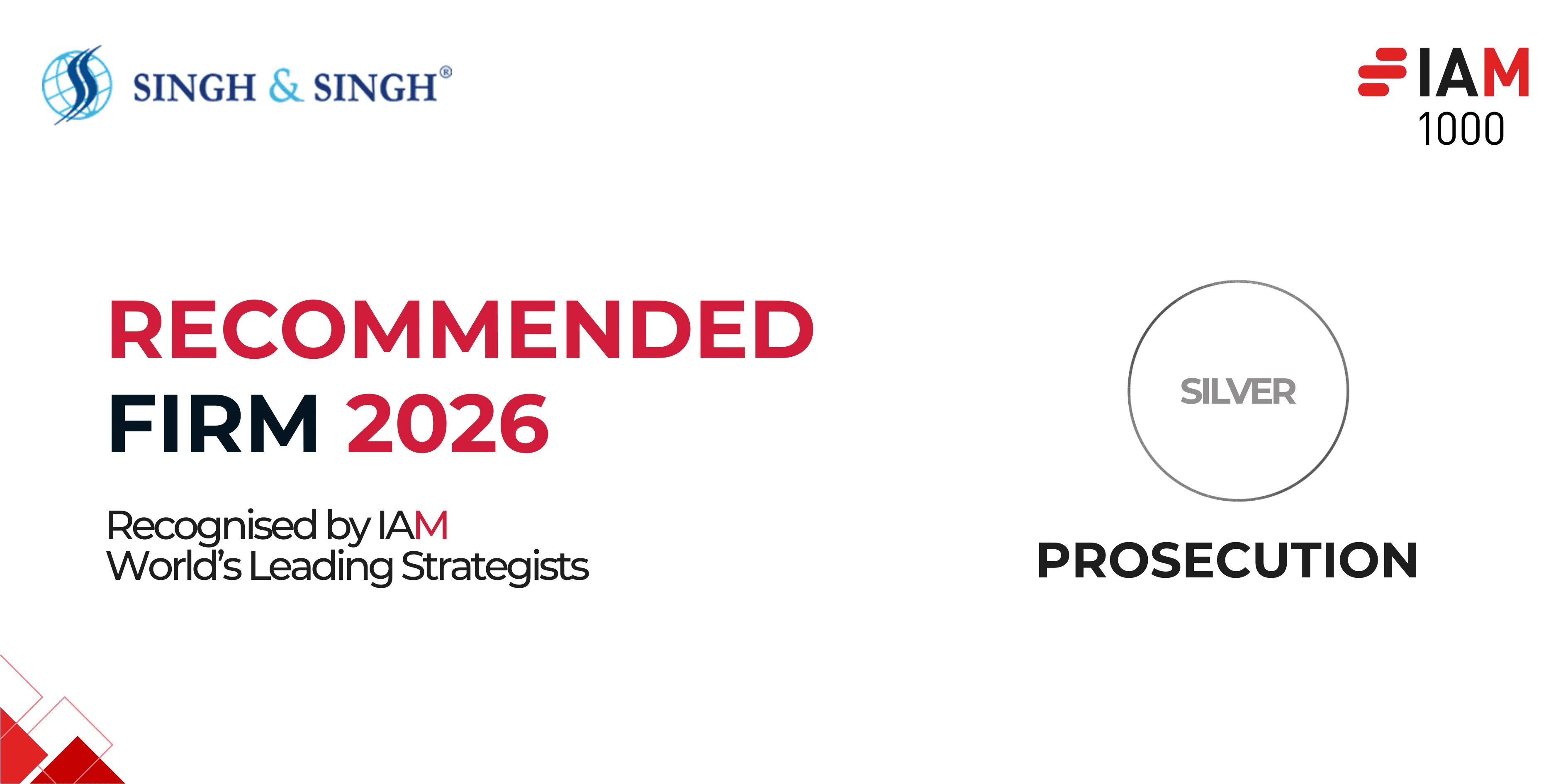 Recommended Firm for Prosecution