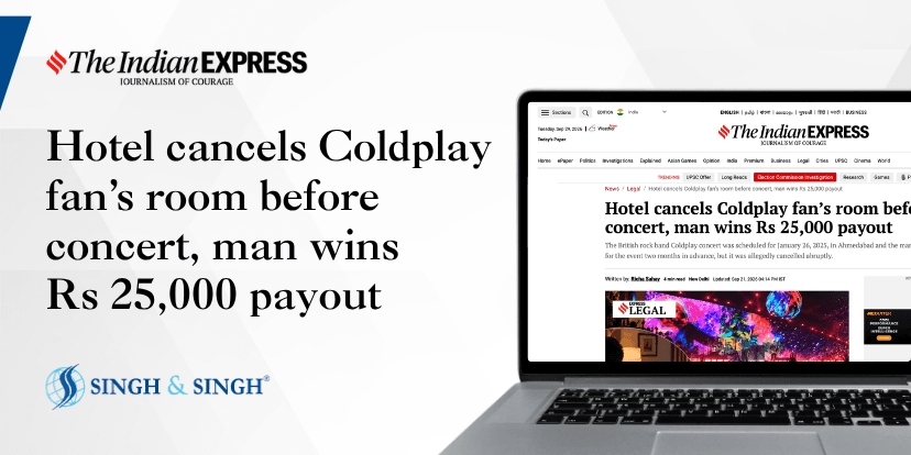 Hotel cancels Coldplay fan's room before concert, man wins Rs 25,000 payout
